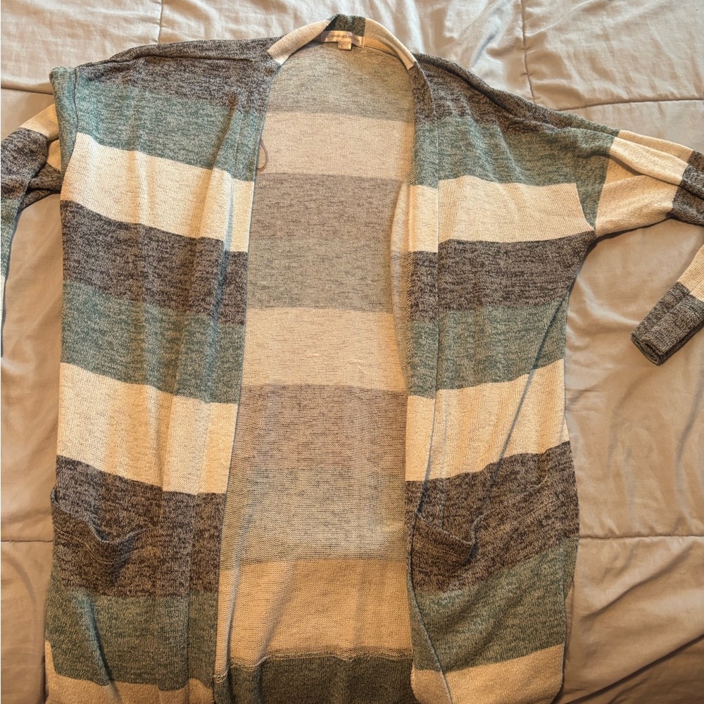 Striped Women’s  Sweater Cardigan